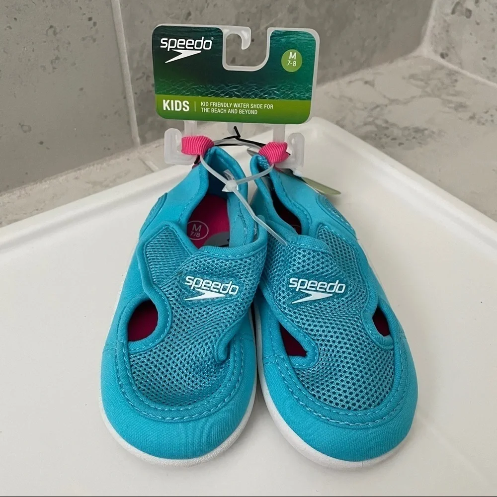 Speedo Hybrid Water Shoe Size M (7-8) Blue